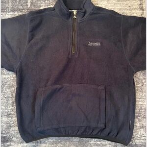 Champion Men's Navy Zip-Up Sweater